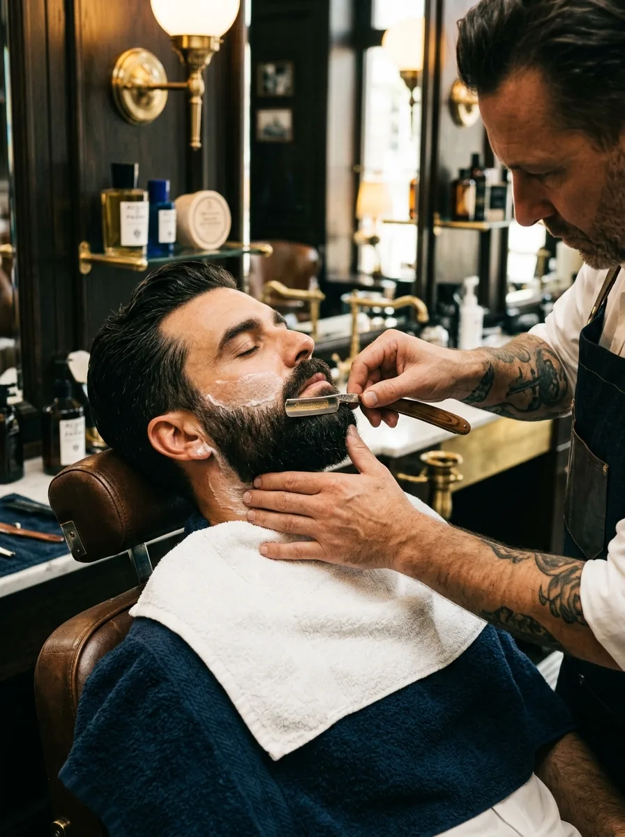 Barboterapia e Barba Tradicional na Hollywood WG