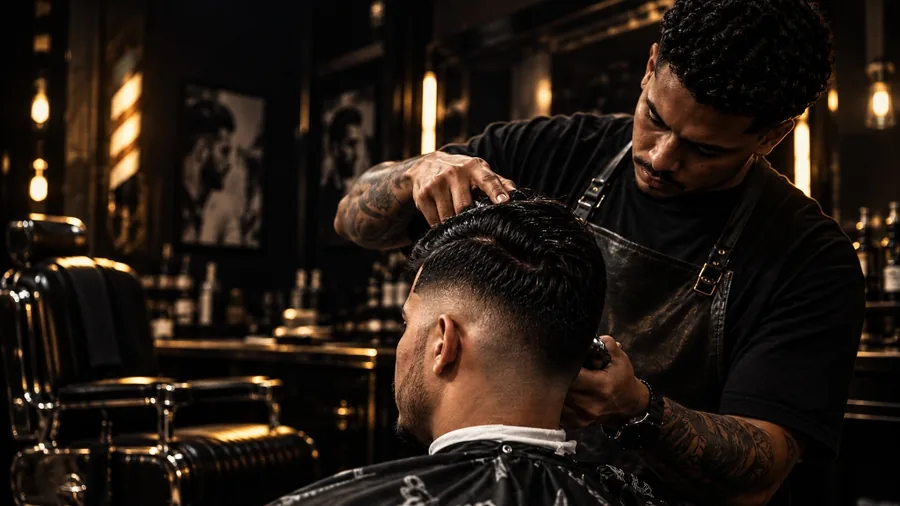 Corte e Barba completo na Hollywood WG